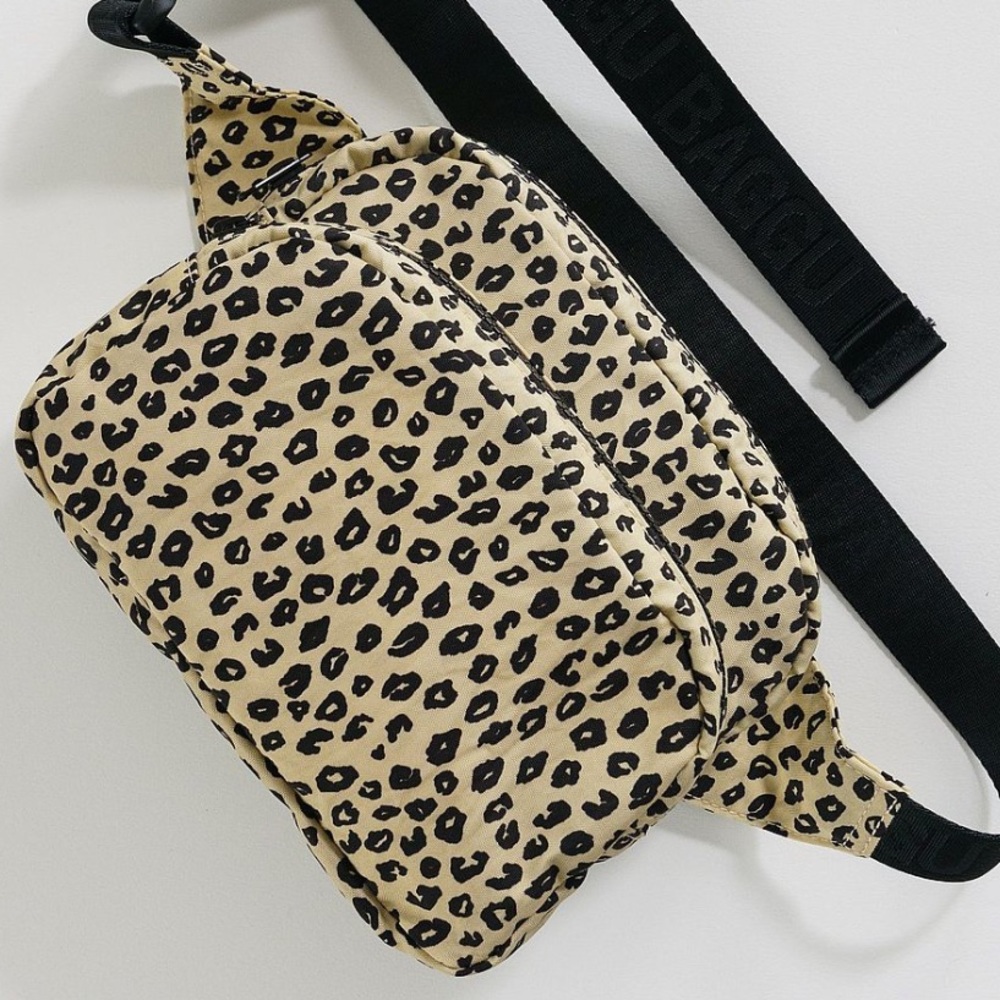 Baggu Fanny Pack in Leopard Print Honey